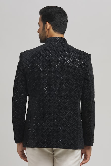 Aham-Vayam Charminaar Embroidered Bandhgala 