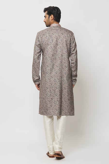 Arihant Rai Sinha Mughal Garden Print Kurta Set 