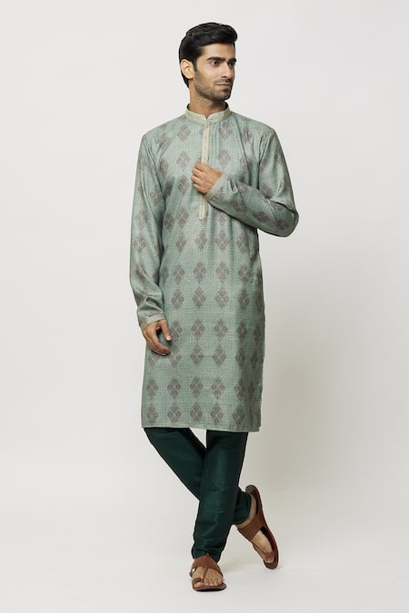 Samyukta Singhania Vintage Glory Bloom Print Kurta 