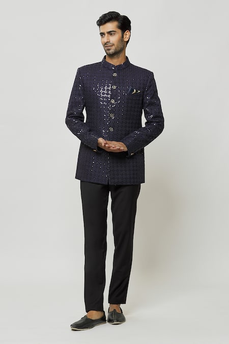 Aryavir Malhotra Sequin Embroidered Jodhpuri 