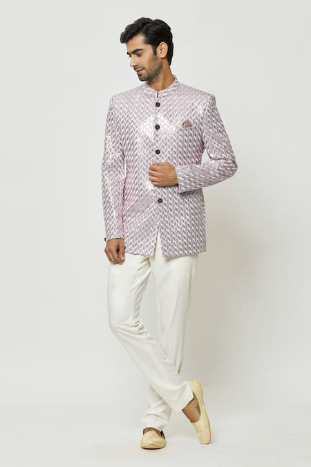 Aryavir Malhotra Embroidered Full Sleeve Jodhpuri 