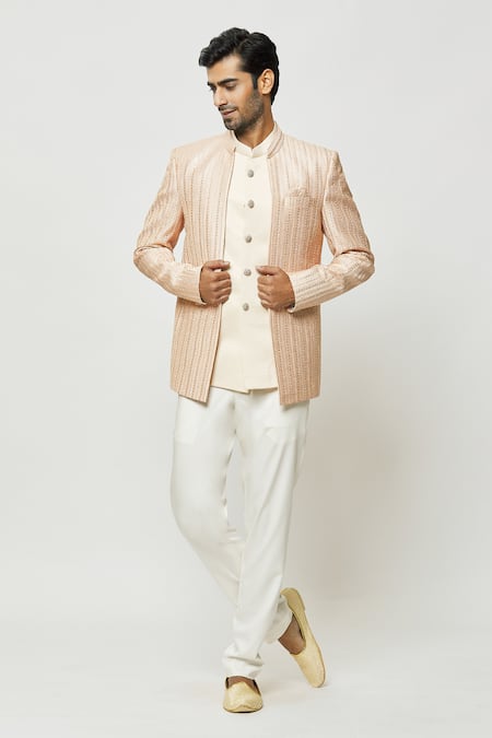 Peach Colour Outluk Vol 88 New Latest Designer party Wear Velvet Jodhpuri  Suit Collection 88001 - The Ethnic World