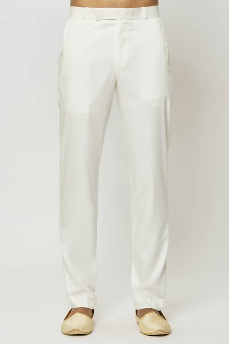 Buy_Arihant Rai Sinha_Cream Silk Sequins, Embroidery Jodhpuri With Short Kurta 