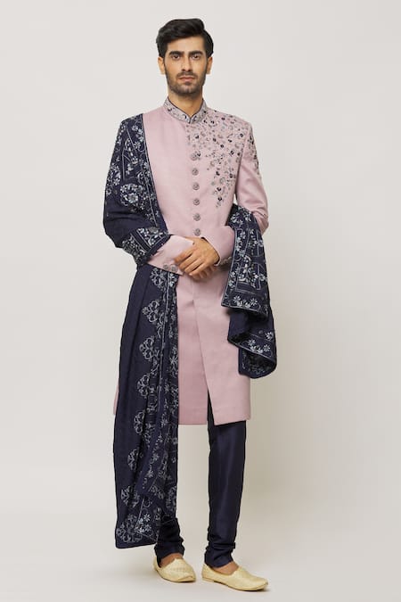 Arihant Rai Sinha Botanic Fleur Embroidered Dupatta 