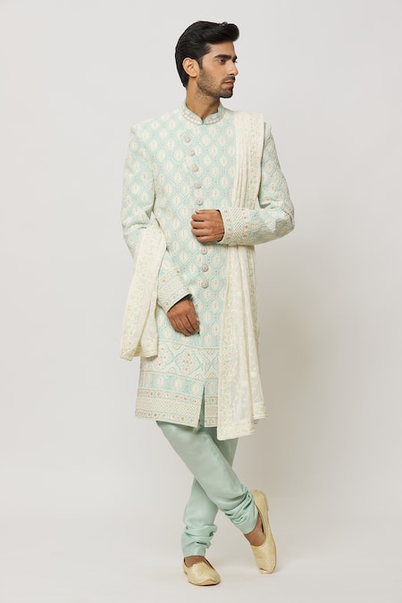 Arihant Rai Sinha Cypress Vine Embroidered Dupatta 