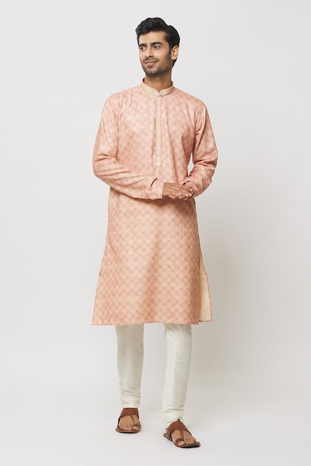 Samyukta Singhania Arabesque Jaal Print Kurta 