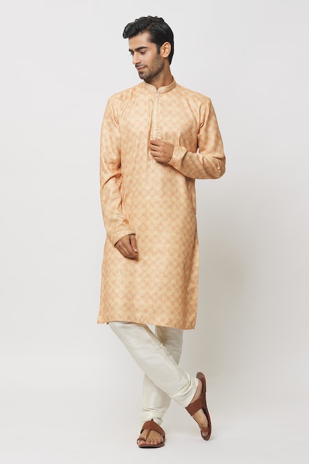 Arihant Rai Sinha Fleur Jaal Print Kurta Set 