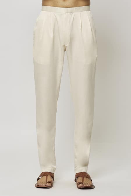 Arihant Rai Sinha_Cream Silk Embroidery Floral Print Jacket Kurta Set _at_Aza_Fashions