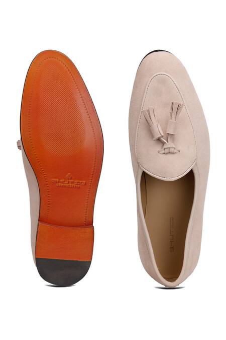 Shutiq Roseate Batwing Solid Slip-On Loafers 