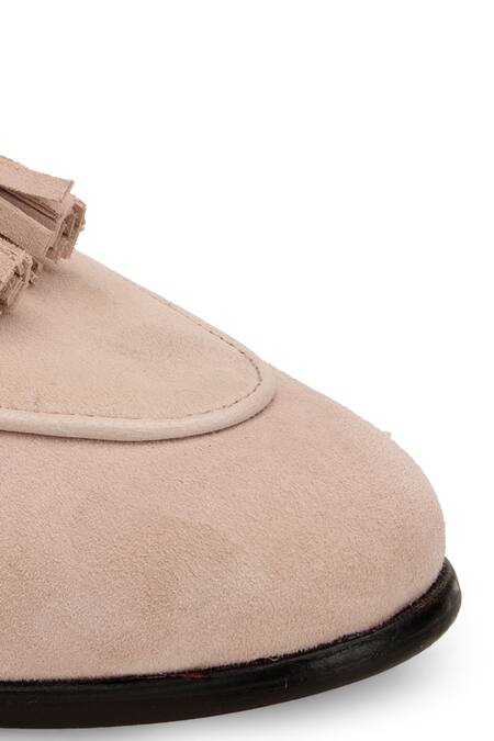 Buy Shutiq Pink Roseate Batwing Solid Slip-on Loafers Online at Aza Fashions Buy_Shutiq_Pink Roseate Batwing Solid Slip-on Loafers _Online_at_Aza_Fashions