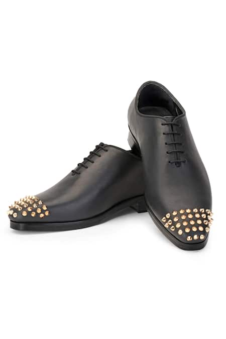 SHUTIQ Roush Arrowhead Embellished Lace-Up Shoes 