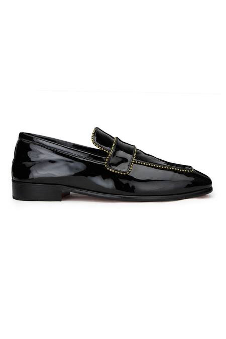 Buy Shutiq Black Crocia Amber Pipe Work Shoes Online at Aza Fashions Buy_Shutiq_Black Crocia Amber Pipe Work Shoes _Online_at_Aza_Fashions