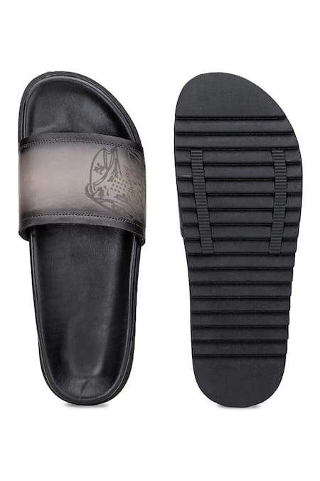 Shutiq Dante Strap Embossed Slides 