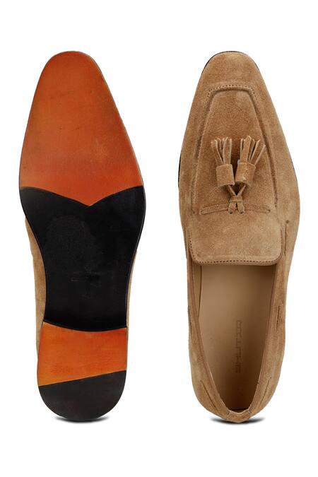 Shop_Shutiq_Brown Enzo Rawhide Tassel Shoes _at_Aza_Fashions