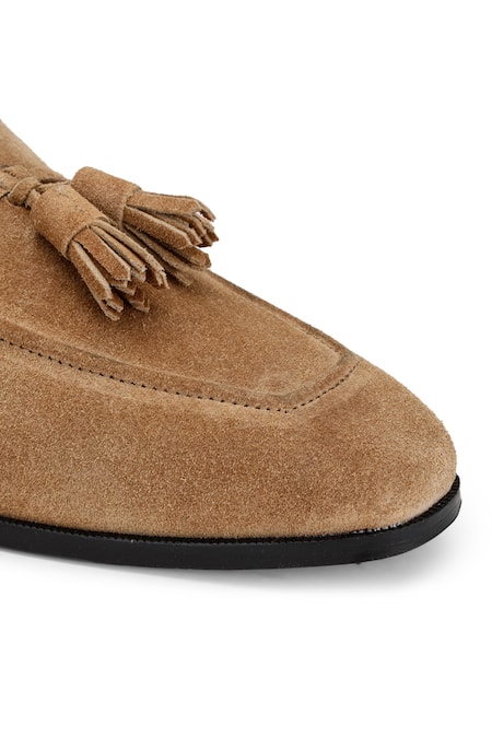 Shop_Shutiq_Brown Enzo Rawhide Tassel Shoes _Online_at_Aza_Fashions