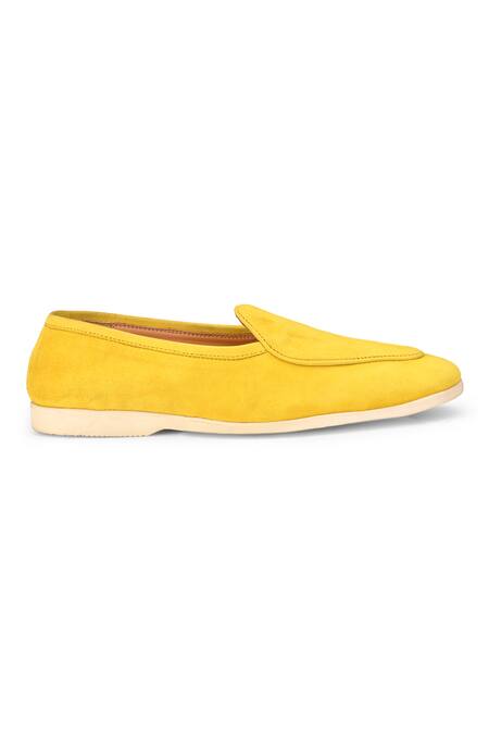 Buy Shutiq Yellow Embroidered Otimo Border Shoes Online at Aza Fashions Buy_Shutiq_Yellow Embroidered Otimo Border Shoes _Online_at_Aza_Fashions