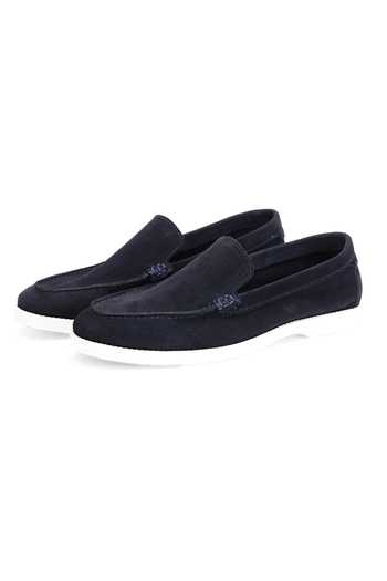 SHUTIQ Blue Embroidered Otimo Round Toe Shoes Online at Aza Fashions SHUTIQ_Blue Embroidered Otimo Round Toe Shoes _Online_at_Aza_Fashions
