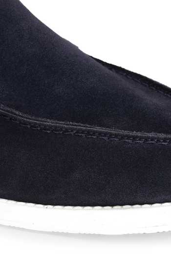 Shop SHUTIQ Blue Embroidered Otimo Round Toe Shoes Online at Aza Fashions Shop_SHUTIQ_Blue Embroidered Otimo Round Toe Shoes _Online_at_Aza_Fashions