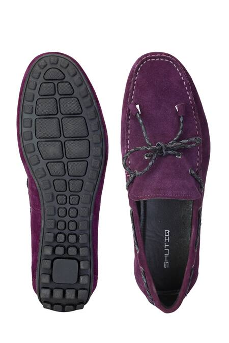 Shutiq Para Round Shaped Knotted Loafers 