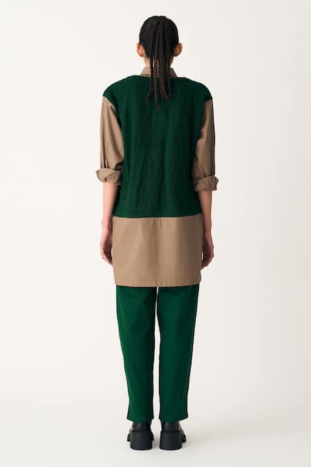 Three Front Pleated Pant 