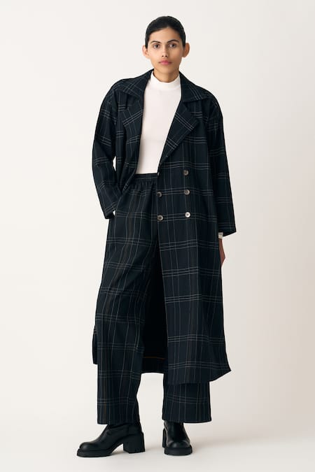 Three Checkered Pattern Broad Trouser 