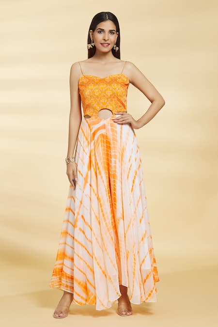 Orange cheap formal jumpsuit