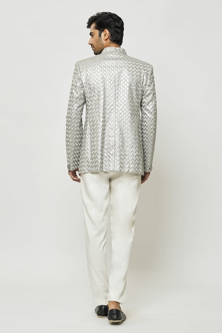 Arihant Rai Sinha Thread Embroidered Full Sleeve Jodhpuri 