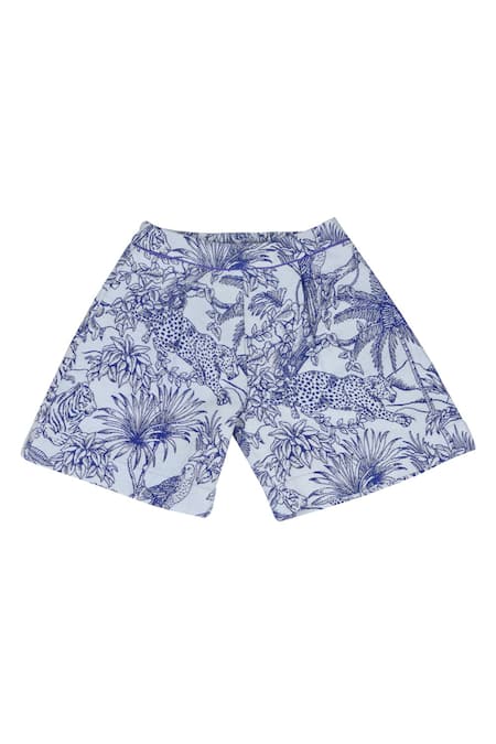 Rang by Lespetits Flora & Fauna Pattern Shorts 