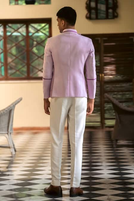 Tajiri Luxe Printed Bandhgala 