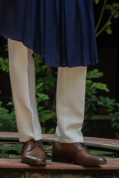 Tajiri Blue Velvet, Rayon Zari, Embroidery, Diamonds Bundi And Draped Kurta Set Online at Aza Fashions Tajiri_Blue Velvet, Rayon Zari, Embroidery, Diamonds Bundi And Draped Kurta Set _Online_at_Aza_Fashions