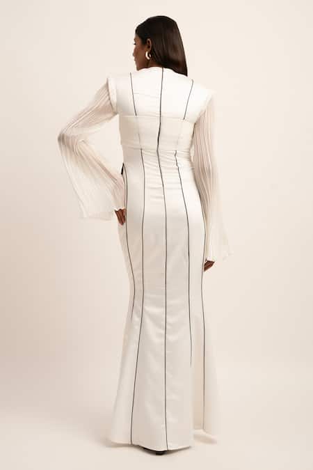 Siddhant Agrawal Metamorphix Bead Work Gown 