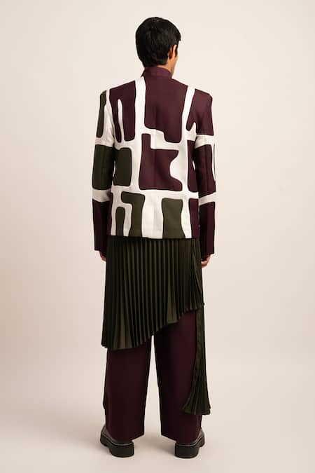 Siddhant Agrawal The Chaos Cascade Trouser & Pleated Skirt 