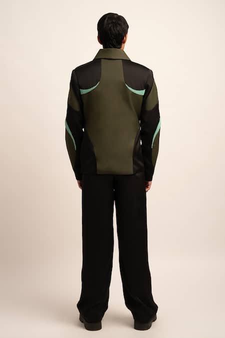 Siddhant Agrawal The Biometa Bead Galaxy Patch Work Blazer 