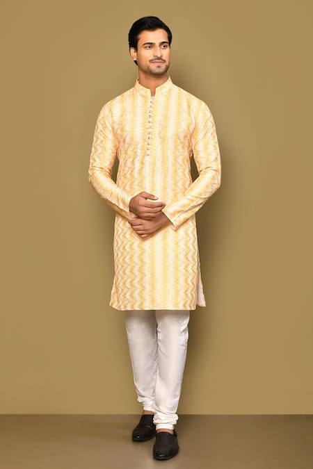 Arihant Rai Sinha Sequin Chevron Helix Embroidered Kurta 