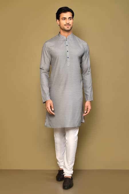 Arihant Rai Sinha Bayadere Stripe Pattern Kurta 