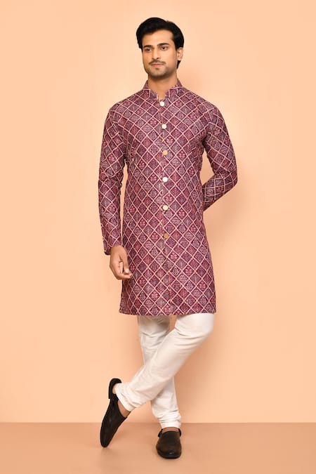 Arihant Rai Sinha Baroque Bloom Print Kurta 