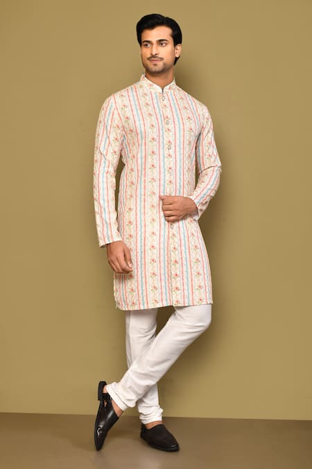 Arihant Rai Sinha Floral Pattern Kurta 