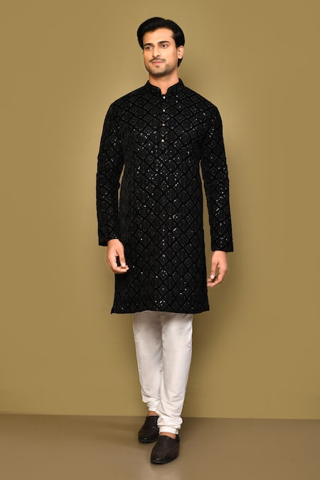 Arihant Rai Sinha Floral Embroidered Kurta 