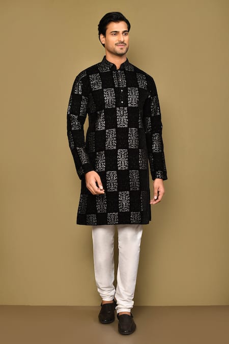 Arihant Rai Sinha Floral Sequin Work Kurta 