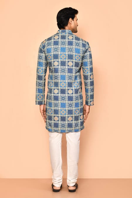 Arihant Rai Sinha Bandhani Pattern Straight Kurta