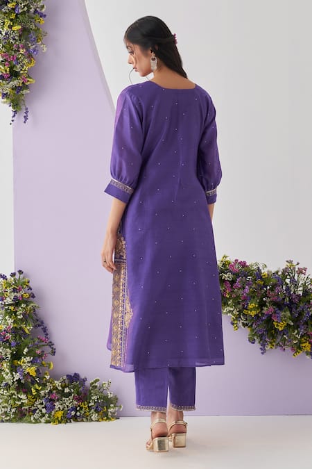 Shipraa Grover Gaia Embroidered Kurta & Pant Set 