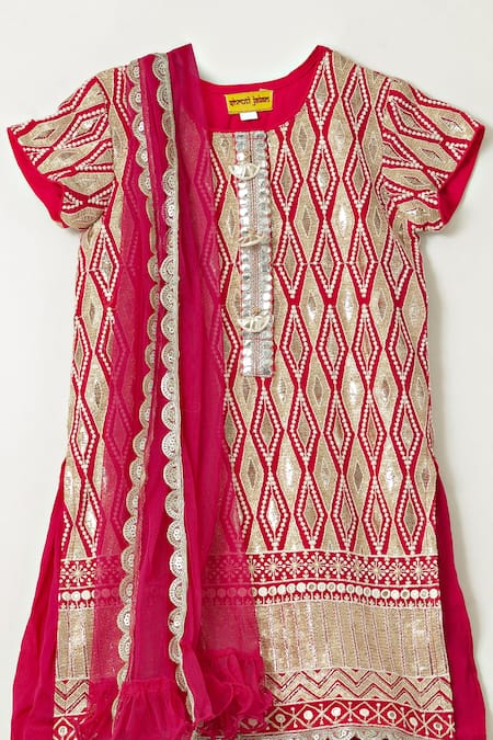 Shruti Jalan Pink Net, Crepe Embroidery, Lace Diamond Zari Kurta Salwar Set Online at Aza Fashions Shruti Jalan_Pink Net, Crepe Embroidery, Lace Diamond Zari Kurta Salwar Set _Online_at_Aza_Fashions