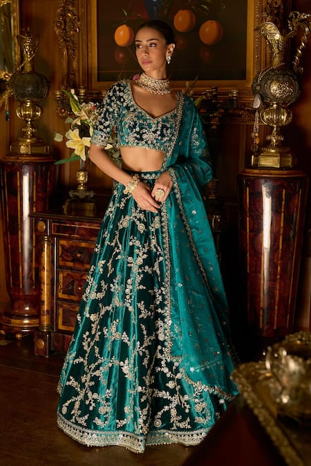 Rubina Dilaik Blue-tiful Lehenga is Perfect For Your Sangeet This Wedding  Season, That Colour is Everything!
