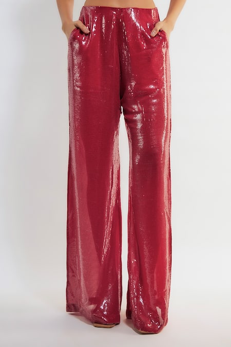 Shop JADE SEQUIN TROUSERS from NUÉ at Seezona | Seezona