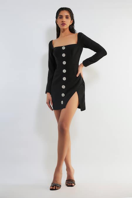 Deme By Gabriella Andie Embellished Short Dress 