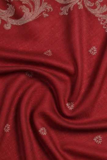 Shop Shingora Maroon Aadila Flower Woven Shawl Online at Aza Fashions Shop_Shingora_Maroon Aadila Flower Woven Shawl _Online_at_Aza_Fashions