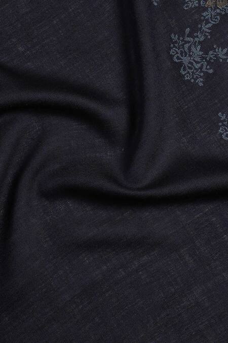 Shop_Shingora_Blue Daphne Woven Woolen Shawl _Online_at_Aza_Fashions