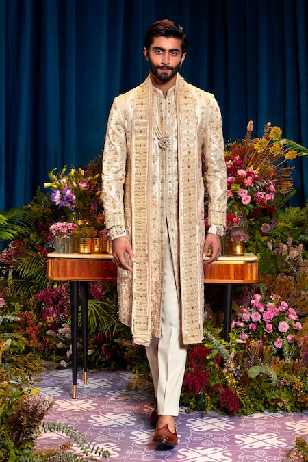 Papa Don't Preach Adrian Sequin Embellished Sherwani Set