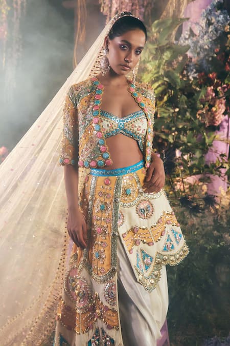 Papa Don't Preach 3D Butterfly Embroidered Jumpsuit Set 