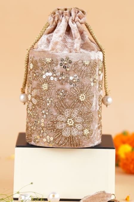 Feza Bags Elixir Embroidered Potli Bag 